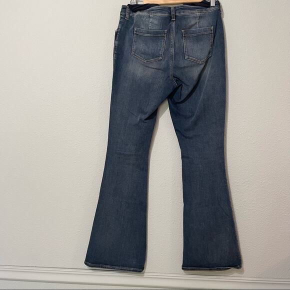 ASOS Maternity Bootcut Tummy Panel Jeans Womens 8 Blue Denim Casual Fall - Picture 5 of 8